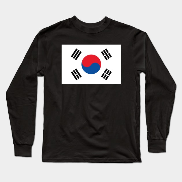 South Korea Long Sleeve T-Shirt by DiegoCarvalho